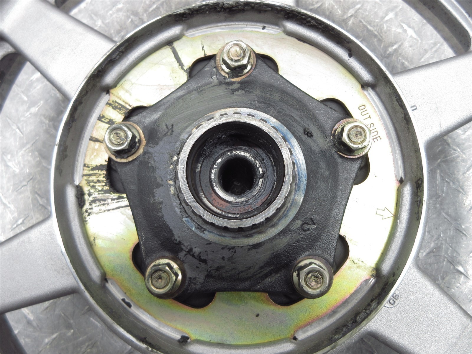 1991 91-94 Honda GL1500 Goldwing Rear Wheel Rim 16×3.5 Straight True Video OEM