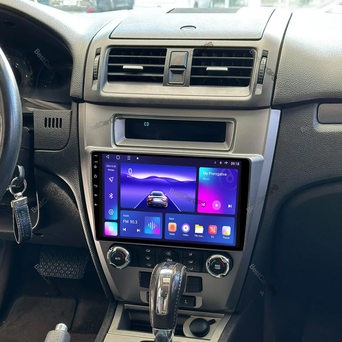 2+64GB Car Stereo Radio GPS Navi For Ford Fusion 2010-2012 Android 15 Carplay
