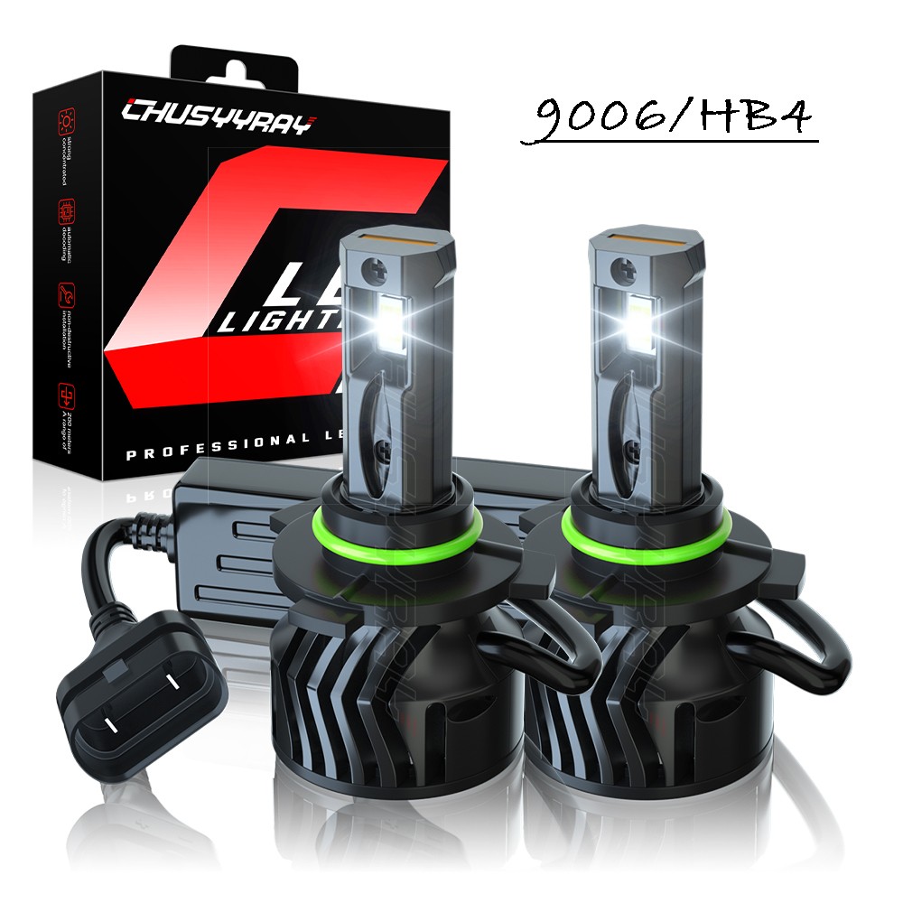 4-Sides 9006 HB4 LED Headlight Low Beam Bulbs 6500K 1200000LM Super Bright White
