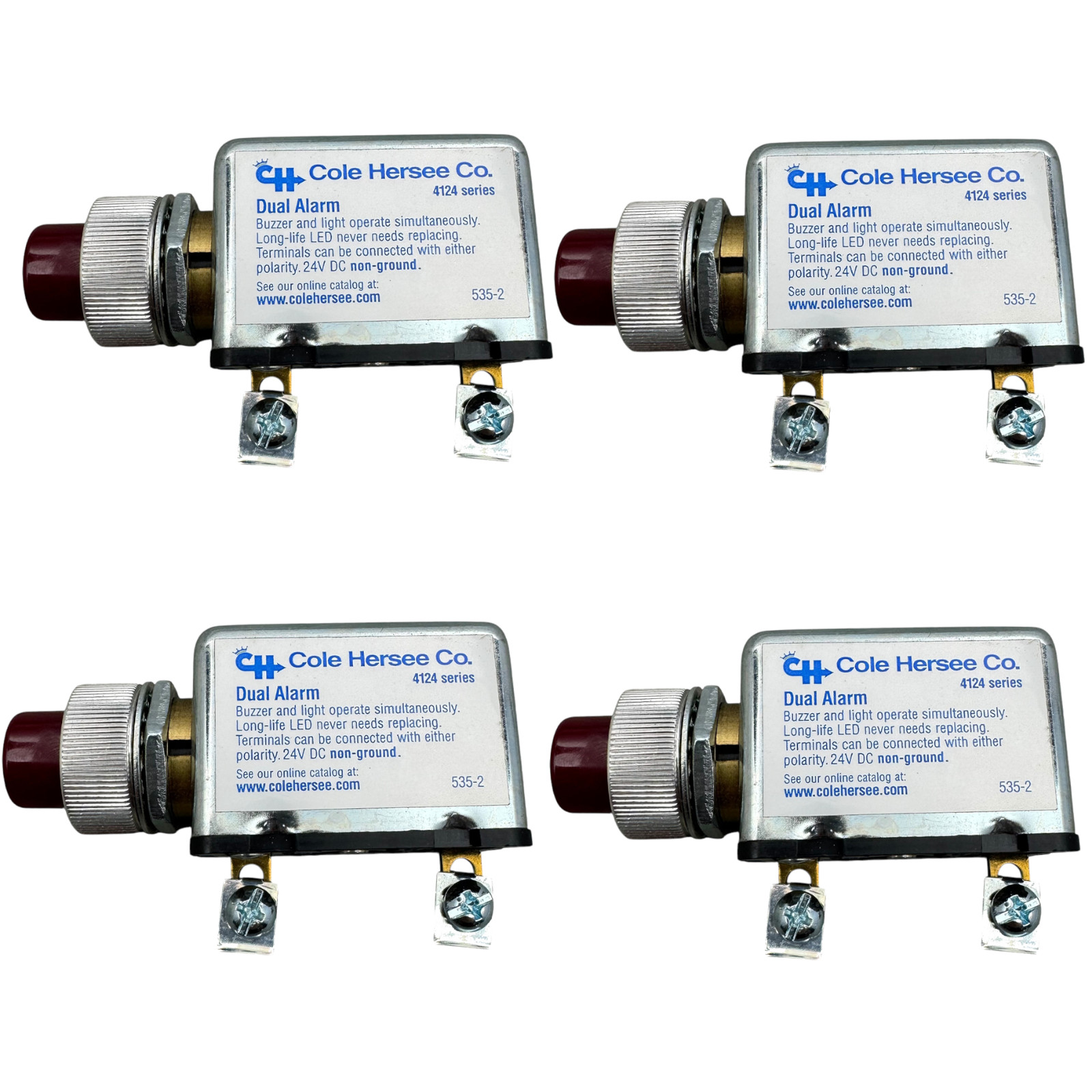 Cole Hersee 4124-RD000-BX Cole Hersee Warning Alarm 24V LOT OF 4