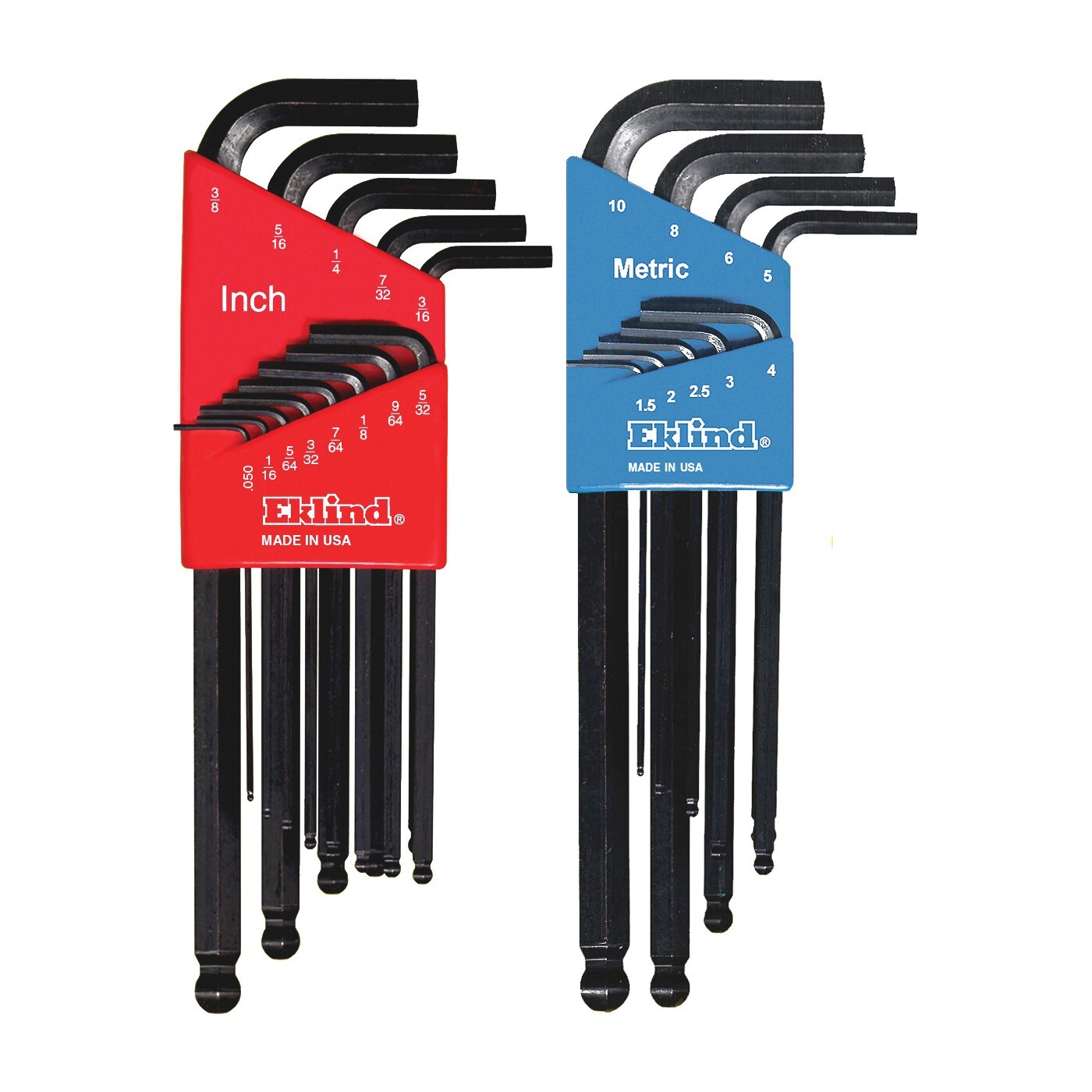 Eklind 13222 22pc Combo Metric & SAE Ball-End Hex Key Set.