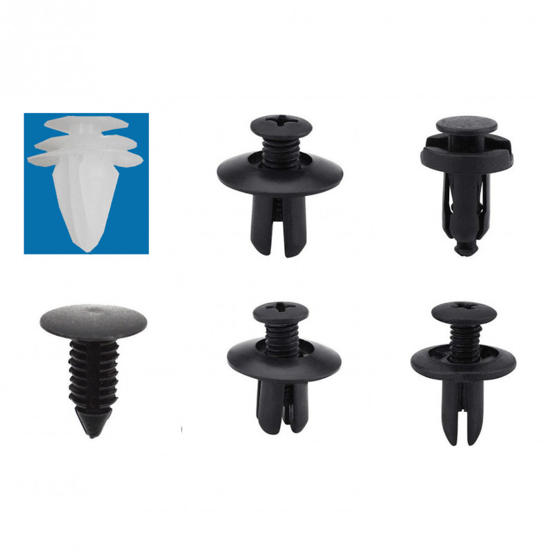 100PCS SET BUMPER FENDER LINER PUSH TYPE RETAINER CLIP W/BOX FOR TOYOTA FASTENER