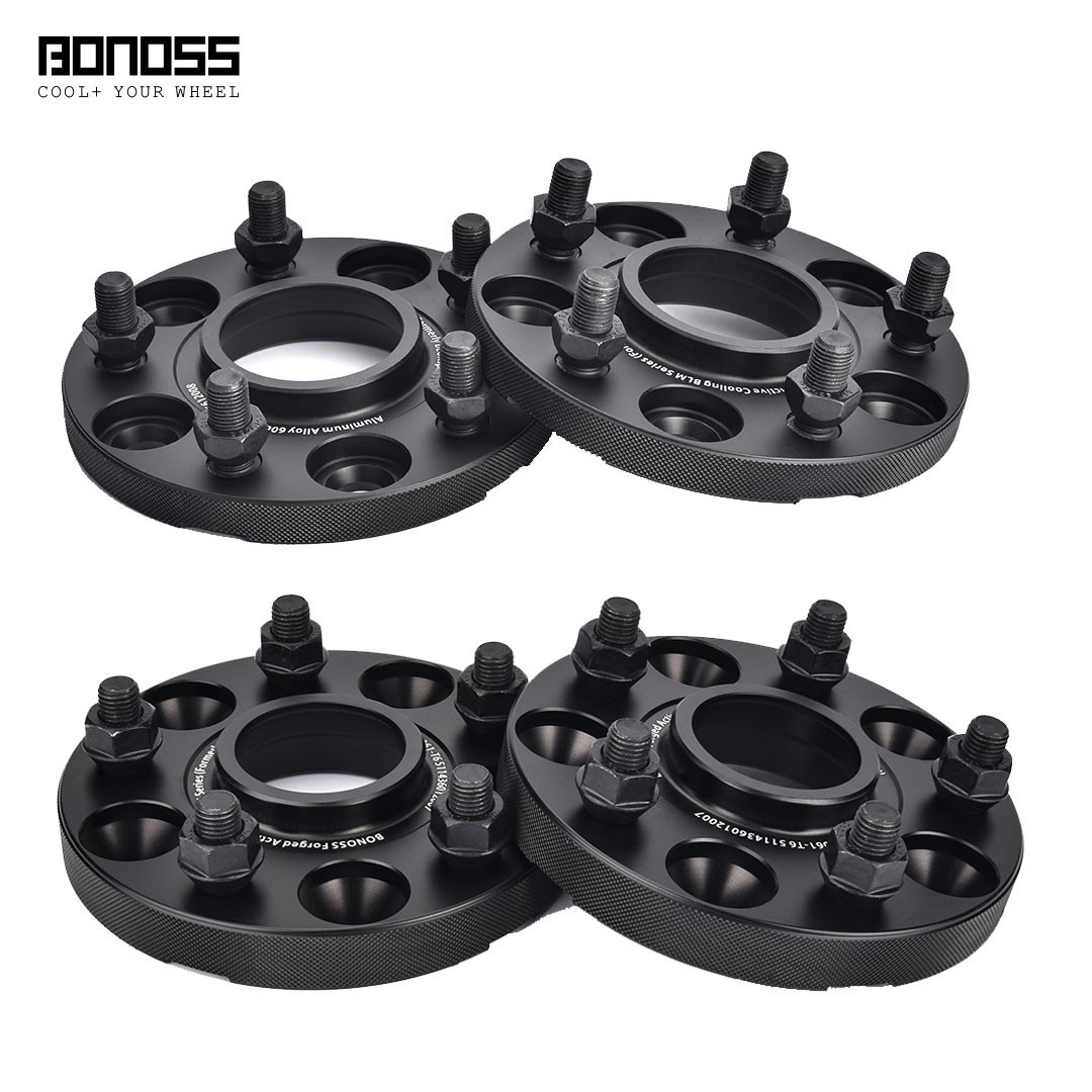 BONOSS 2x 15mm 2x 20mm Hubcentric Wheel Spacers 5×114.3 for Nissan 350Z 370Z GTR