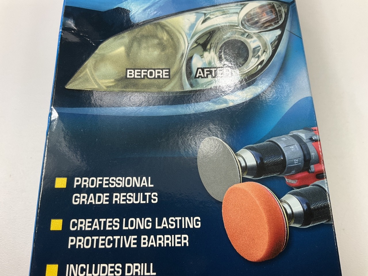 Rain-X 610153 Premium Headlight Lamp Restoration Kit Cleaner Polish Restorer