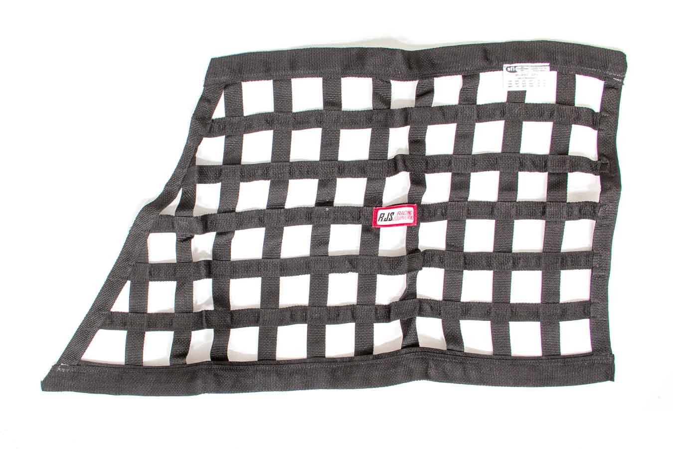 RJS Window Net – SFI 27.1 – 1 in Webbing – 18 x 23 x 32 in Oblong – Black – Each