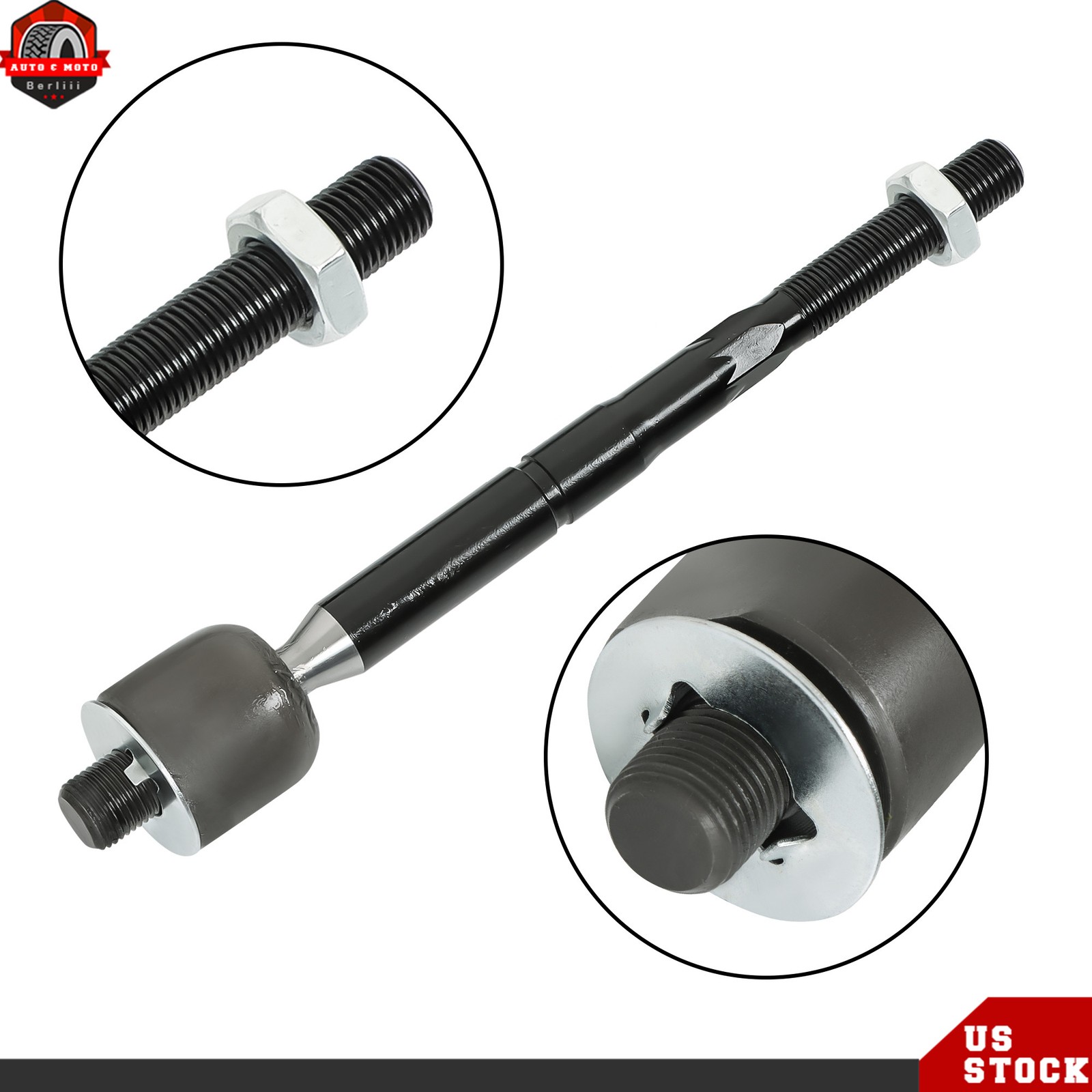4pcs Front Inner and Outer Tie Rod Ends For 2013-2019 Nissan Altima Maxima Sedan