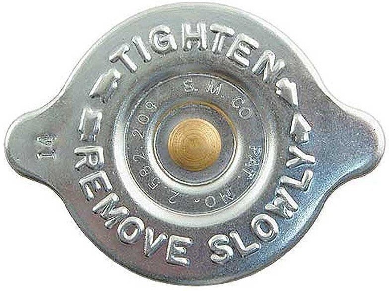 Zinc Plated Radiator Cap With Stampings For 1964-1966 Ford Mustang