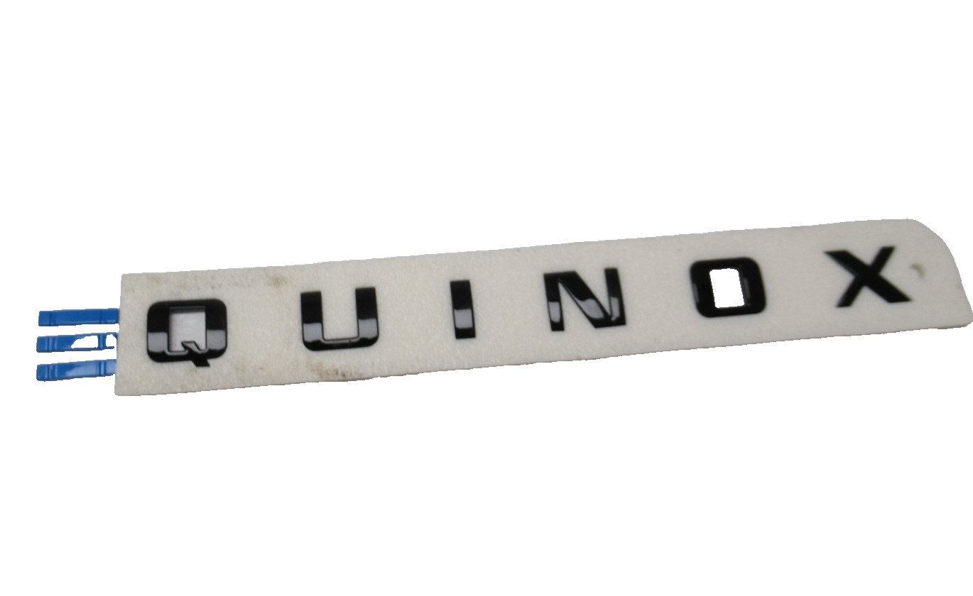 Genuine GM Emblem Equinox EV Black 12×1 inches 2024-2026 Chevrolet Equinox EV