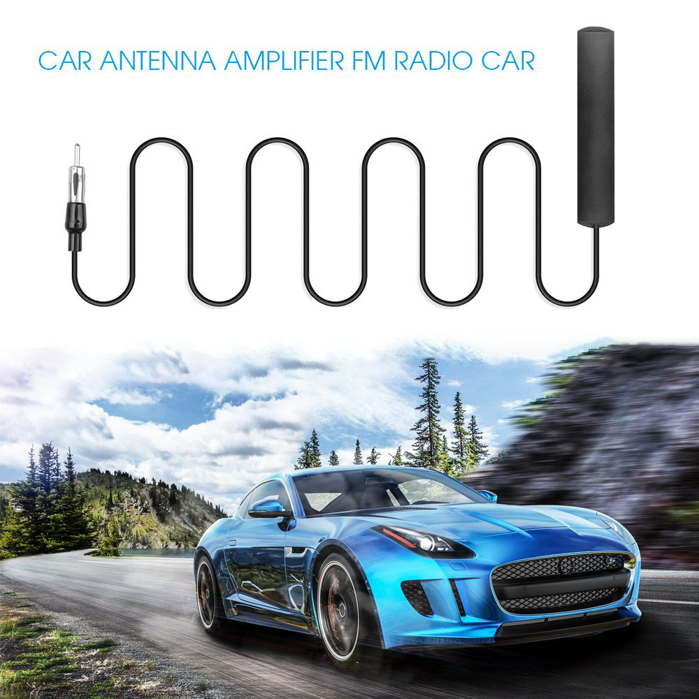 Car Radio Stereo Hidden Antenna Stealth FM/AM Fit Vehicle Truck Motorcycle Boat