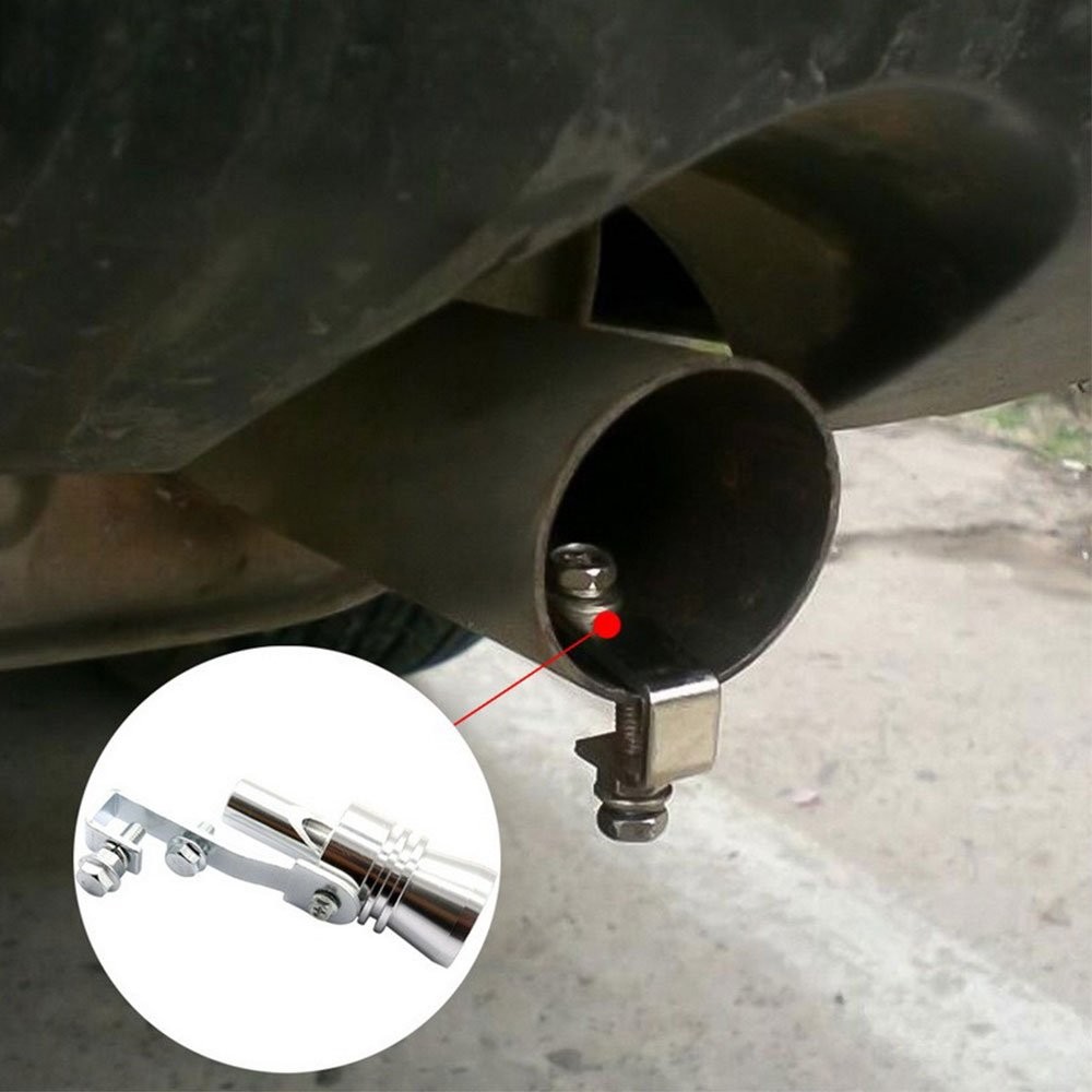 Car Accessories Blow Off Valve Noise Whistle Simulator Turbo Sound Muffler Tip`