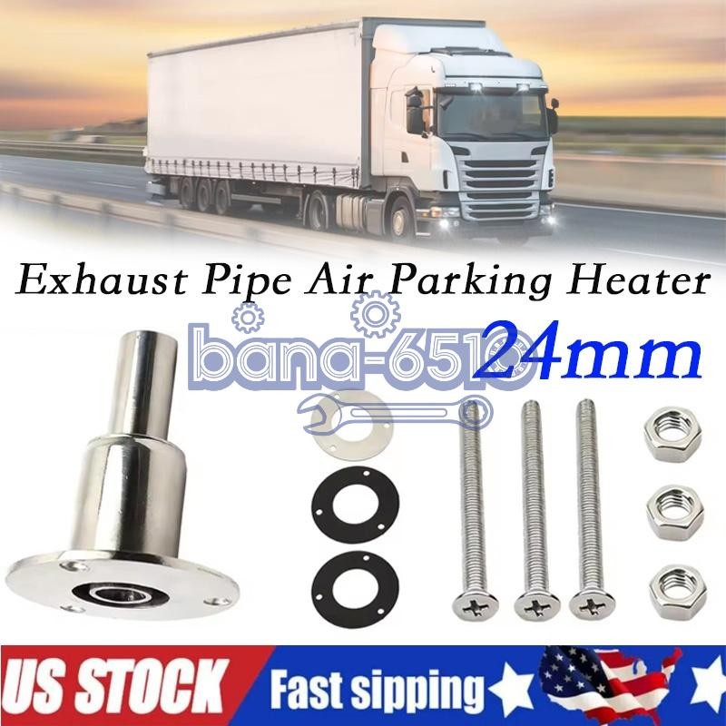 22mm Thru Hull Exhaust Skin Fitting Tube Pipe Air-Diesel Heater For Boat Car US