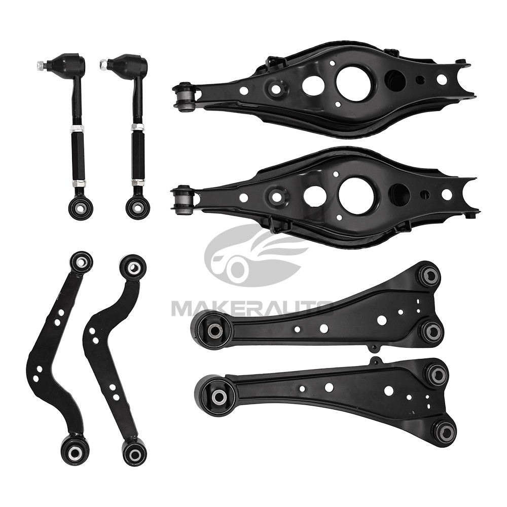 8pcs Rear Lateral &Upper & Lower Rearward Control Arm Set For 06-18 Toyota RAV4