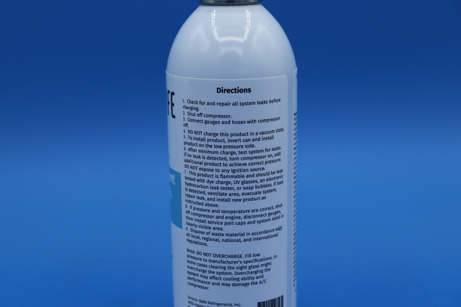 ENVIRO-SAFE R134a Replacement Refrigerant with Stop Leak – AC Recharge Solution
