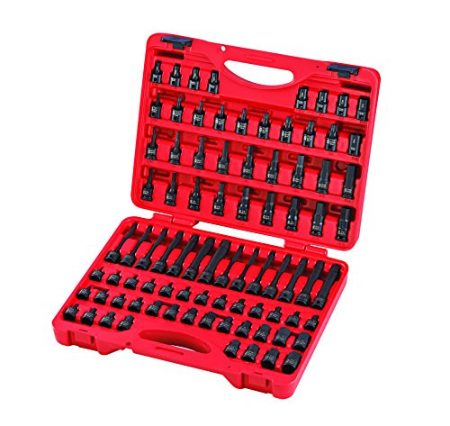 Sunex 3569 3/8″ Dr. Master Hex Bit Impact Socket Set 84 Piece