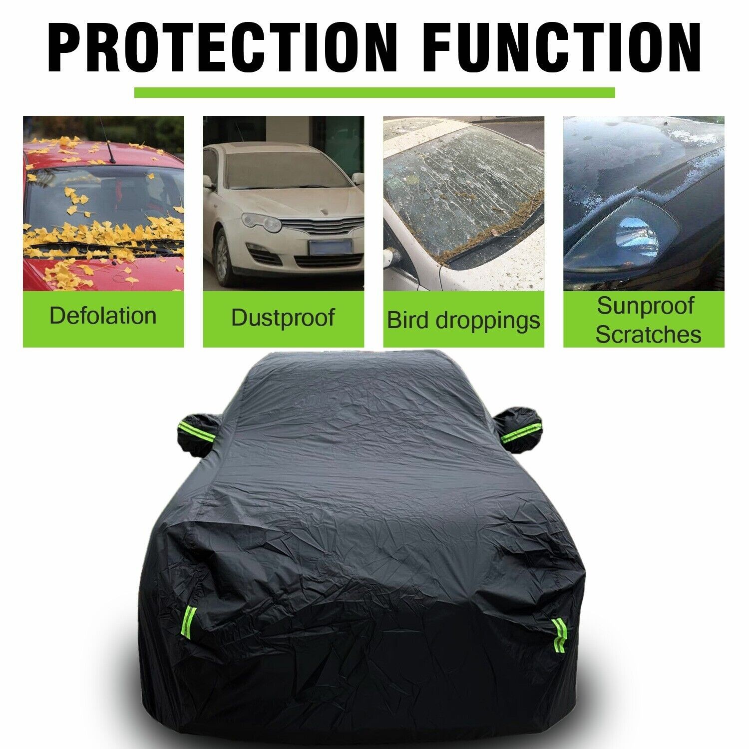 For Dodge Durango Waterproof Full Car Cover All Weather Sun Snow Protection