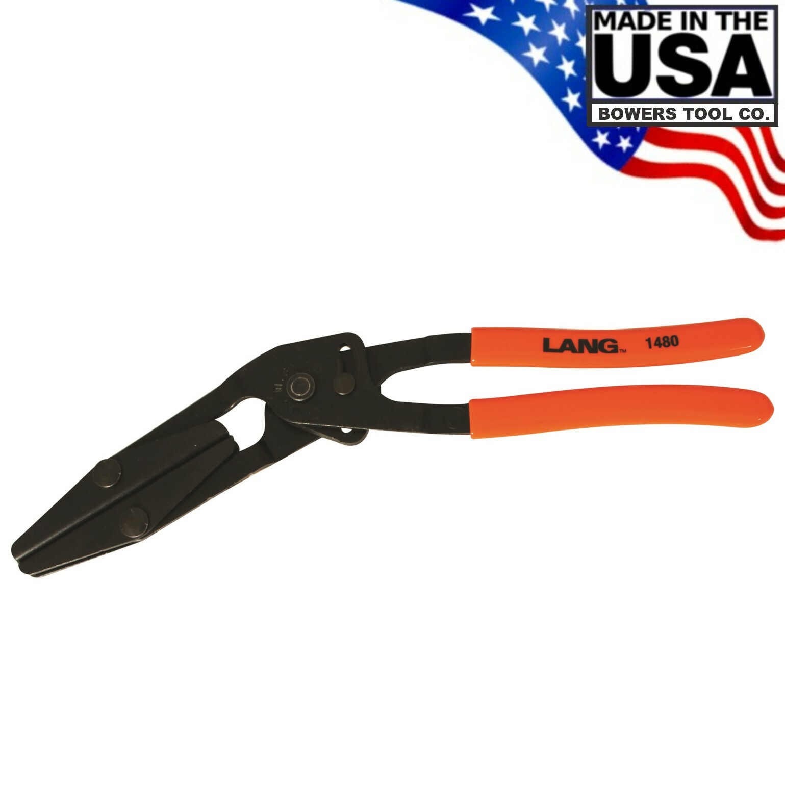 Lang 13″ Hose Pinch Pliers Offset Self Locking Large Size Made in USA 1480