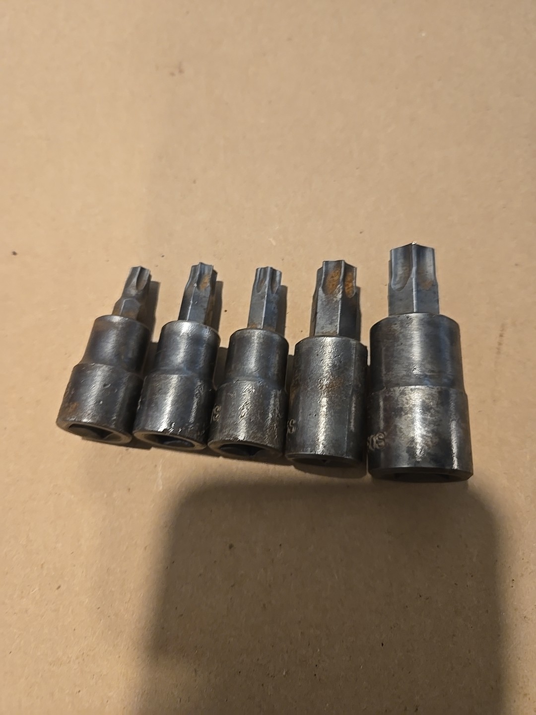 Mac Tools 3/8 1/2″ Drive T40,T45,T47,T55,T60 Torx Bit Driver Sockets USA Lot