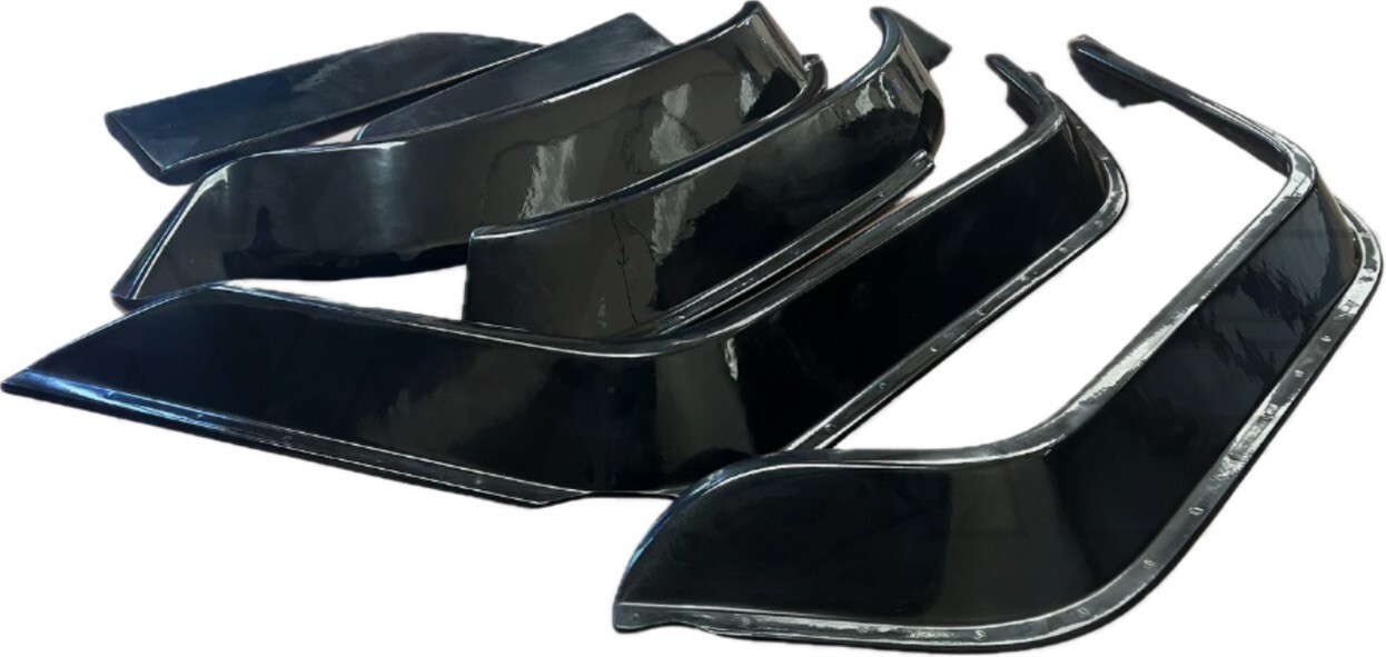 6 Pieces Set Fender Flares Kit For Hummer H1 & Humvee M998 M1151 M1167 M1097