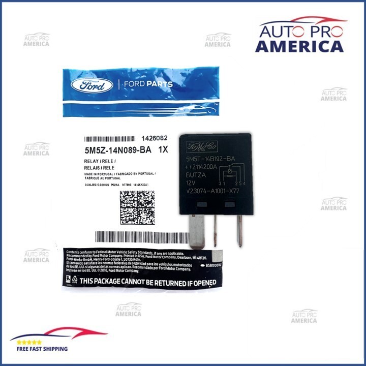 GENUINE FORD OEM 12V RELAY 91-23 FORD MUSTANG RANGER F150 E250 FLEX 5M5Z14N089BA