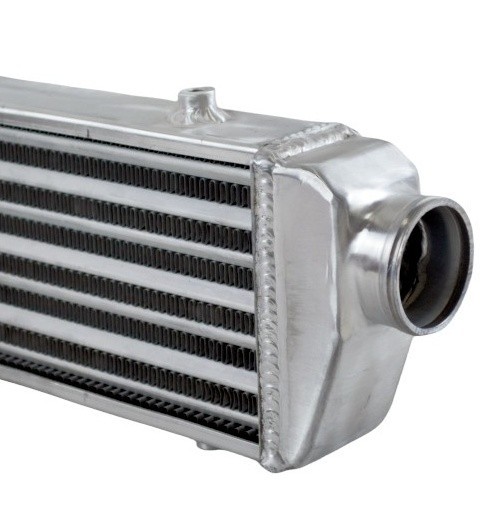 Core Size 13″x5.6″x2″ UNIVERSAL ALUMINUM TURBO INTERCOOLER 2.2″ IN/OUTLET