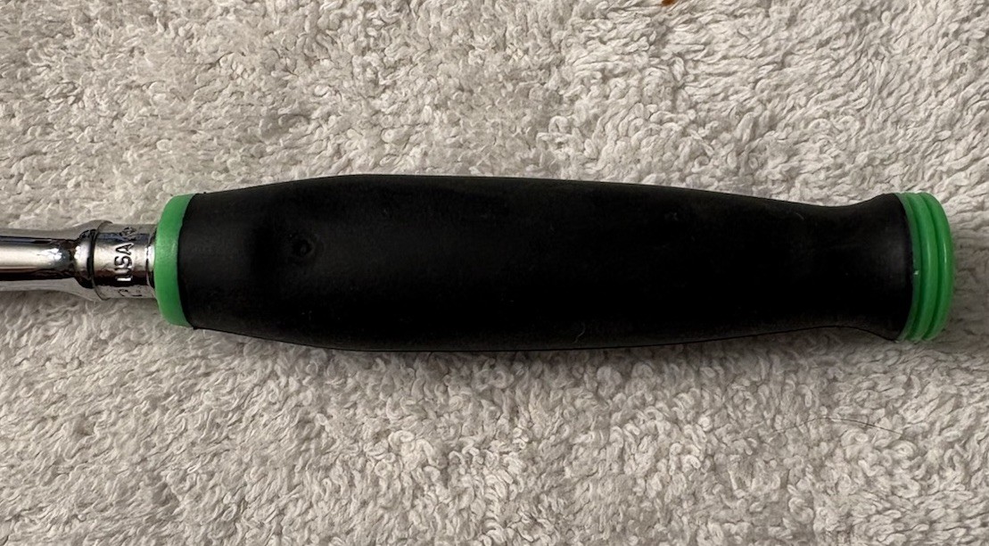 Snap On 1/4” Drive Flex Head Standard Soft Grip Handle