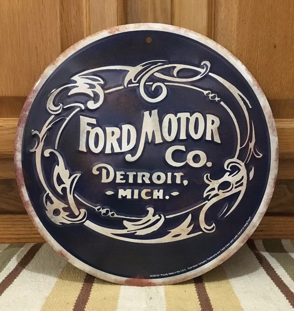 Ford Motor Co Garage Shop Man Cave Gas Oil Auto Car Parts Bar Pub Vintage Style