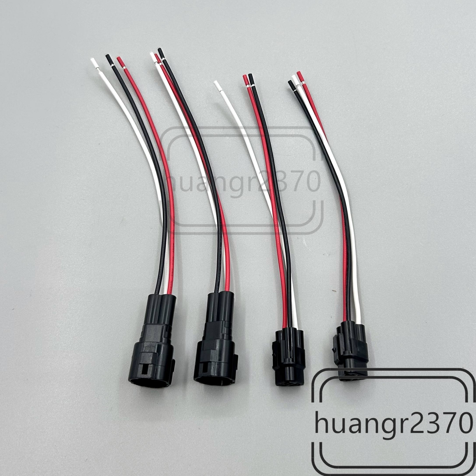 3 PIN ELECTRICAL WIRE CONNECTOR PLUG 6187-3231 6180-3241