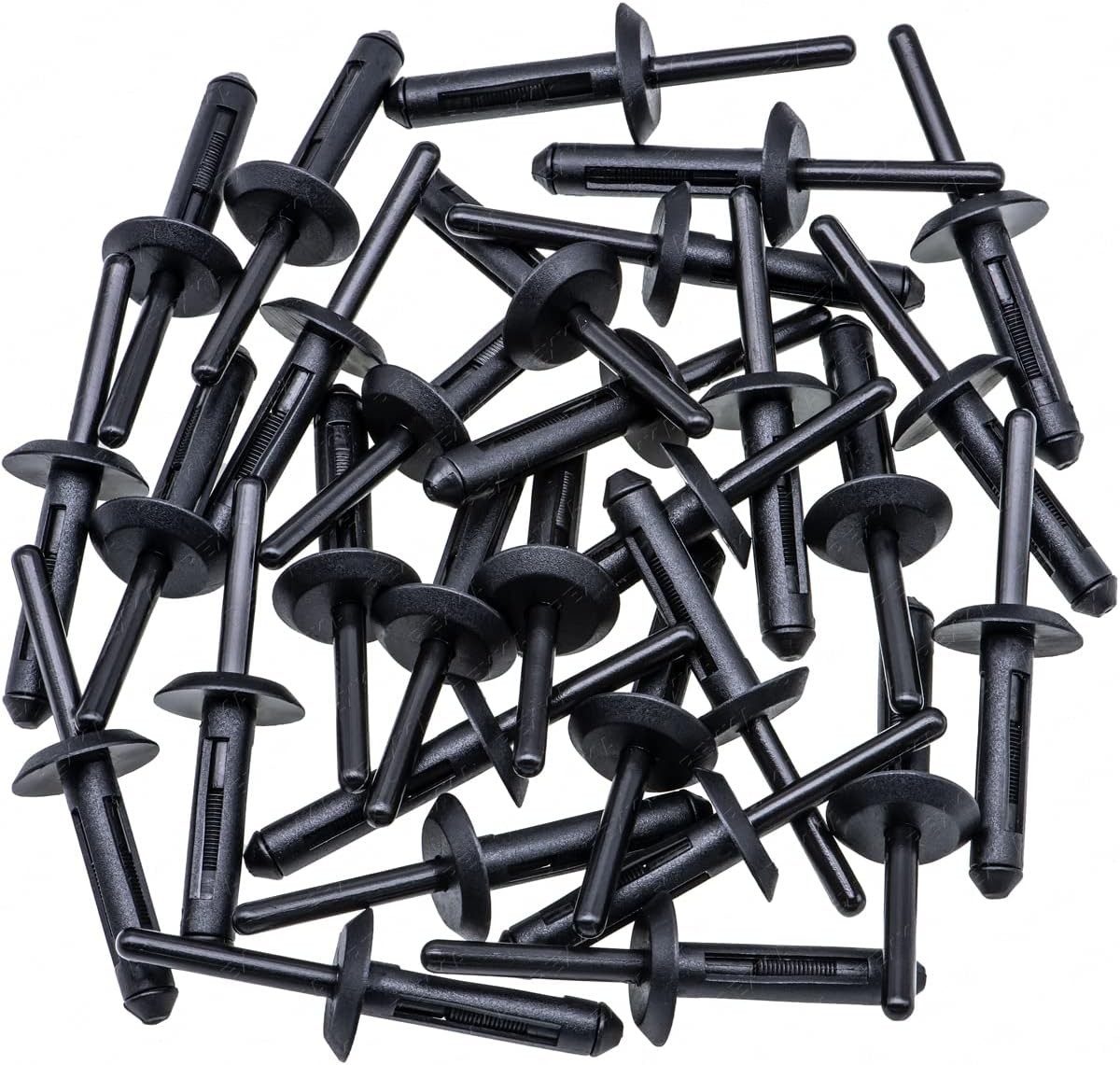 30pcs 1/4 Inch Nylon Plastic Rivets Automotive Fasteners GM 14063981Color: 30pcs