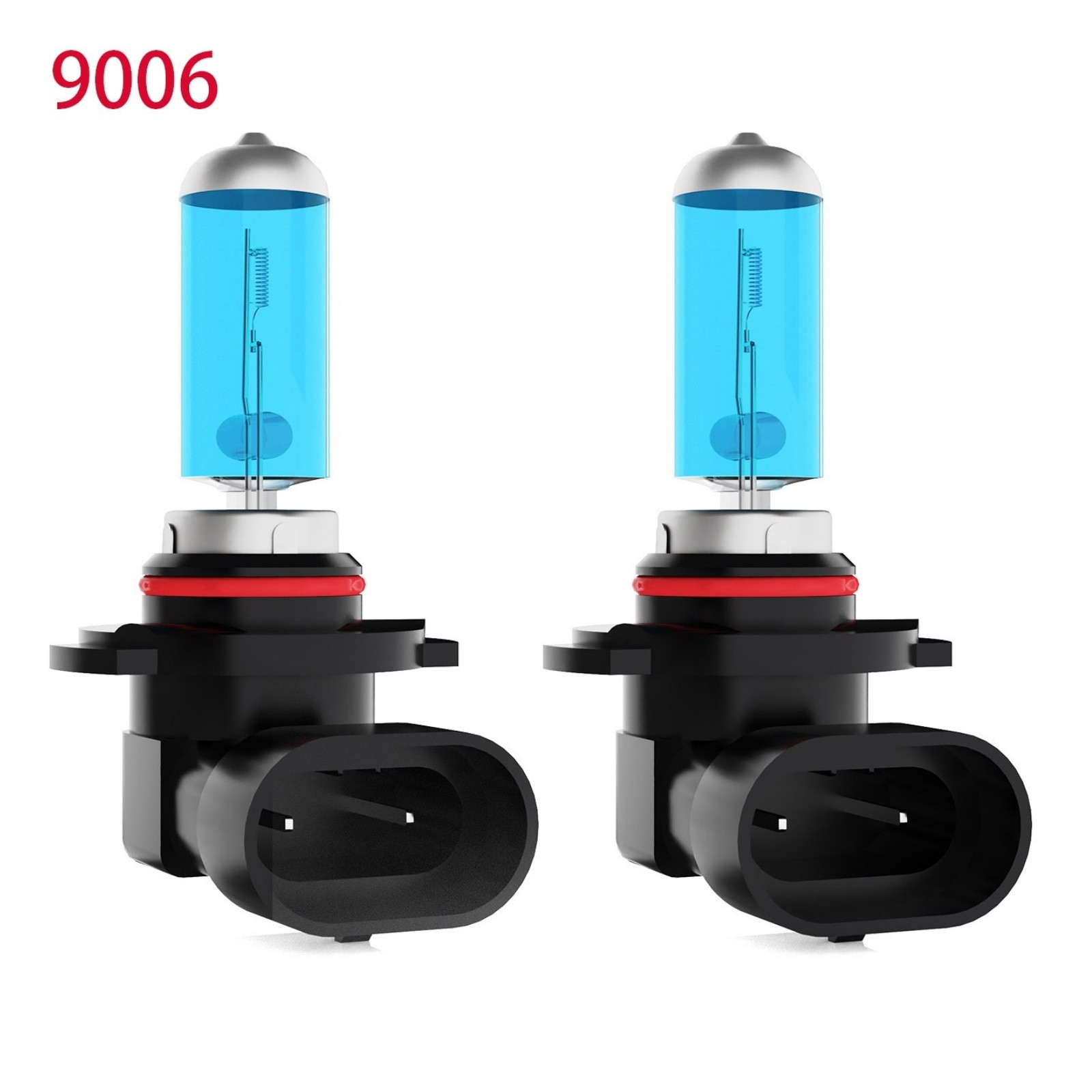 Car Front 9006 HB4 Low Beam Lamp 2Pcs 12-24V 100W 6000K Bright Headlight Bulbs