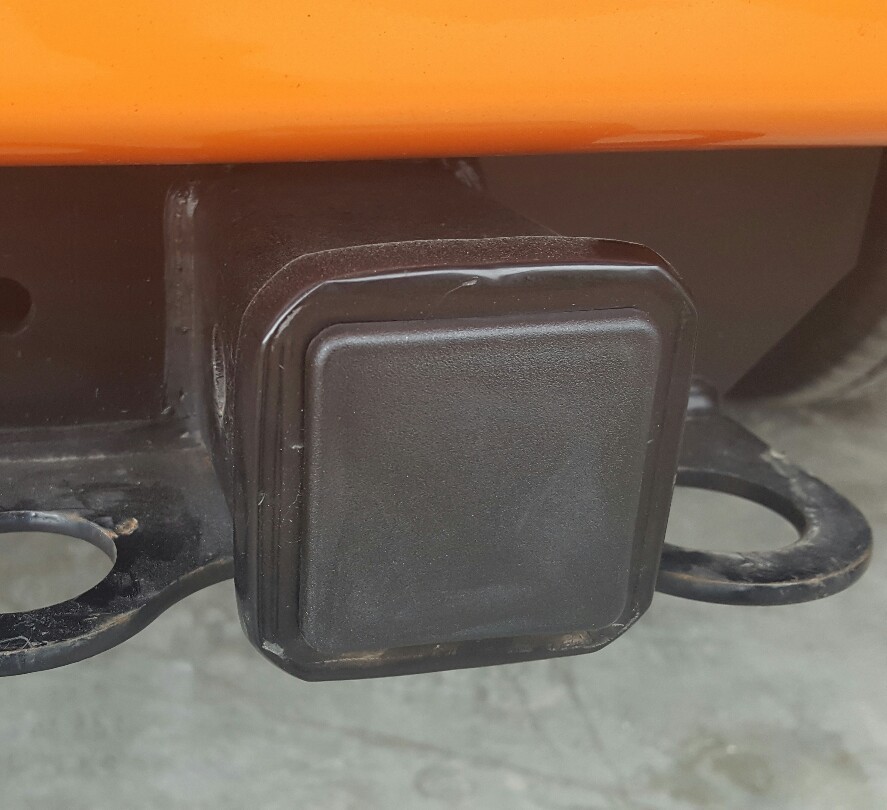 2″ Black Trailer Hitch Receiver Cover Plug Cap SUV Truck Van RV 2 inch