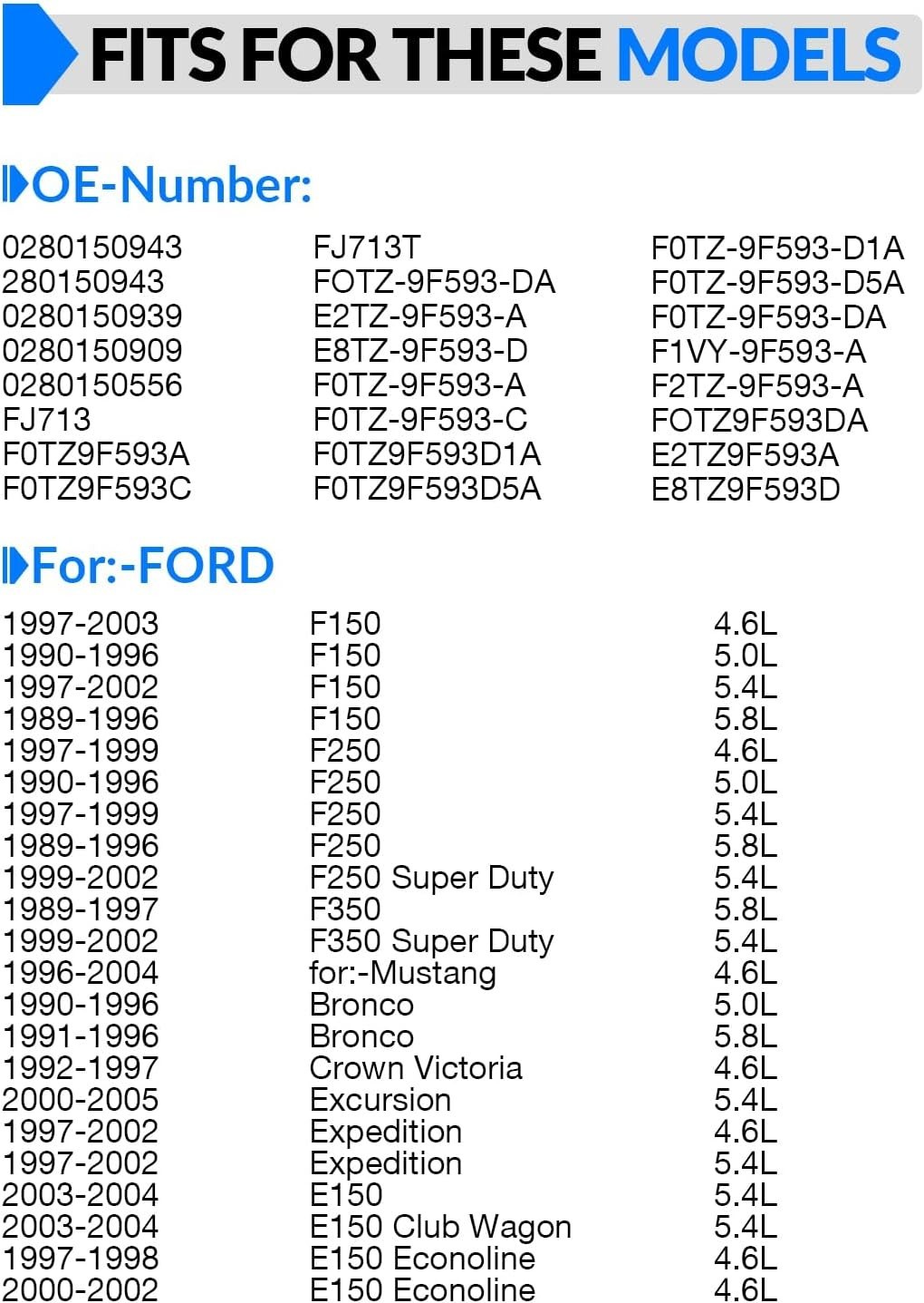 Ford Fuel Injectors Set of 8 for Enhanced Engine Performance & Fuel Savings