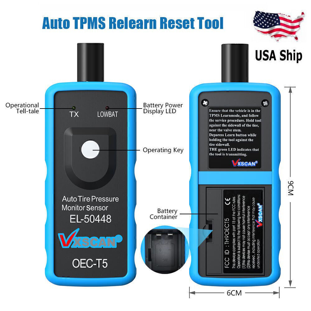 EL-50448 TPMS Relearn Reset Tool for G-M Auto Tire Pressure Sensor Monitor USA