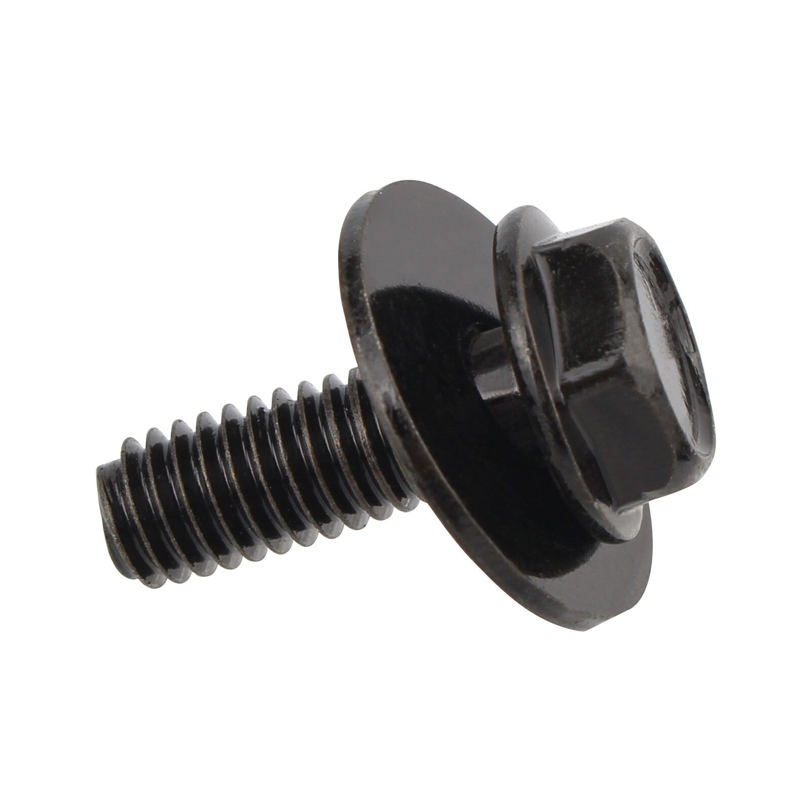 30X Body Bolts Screws Fastener Fender M6-1.0x 16mm Long- 10mm Hex- 17mm Washer