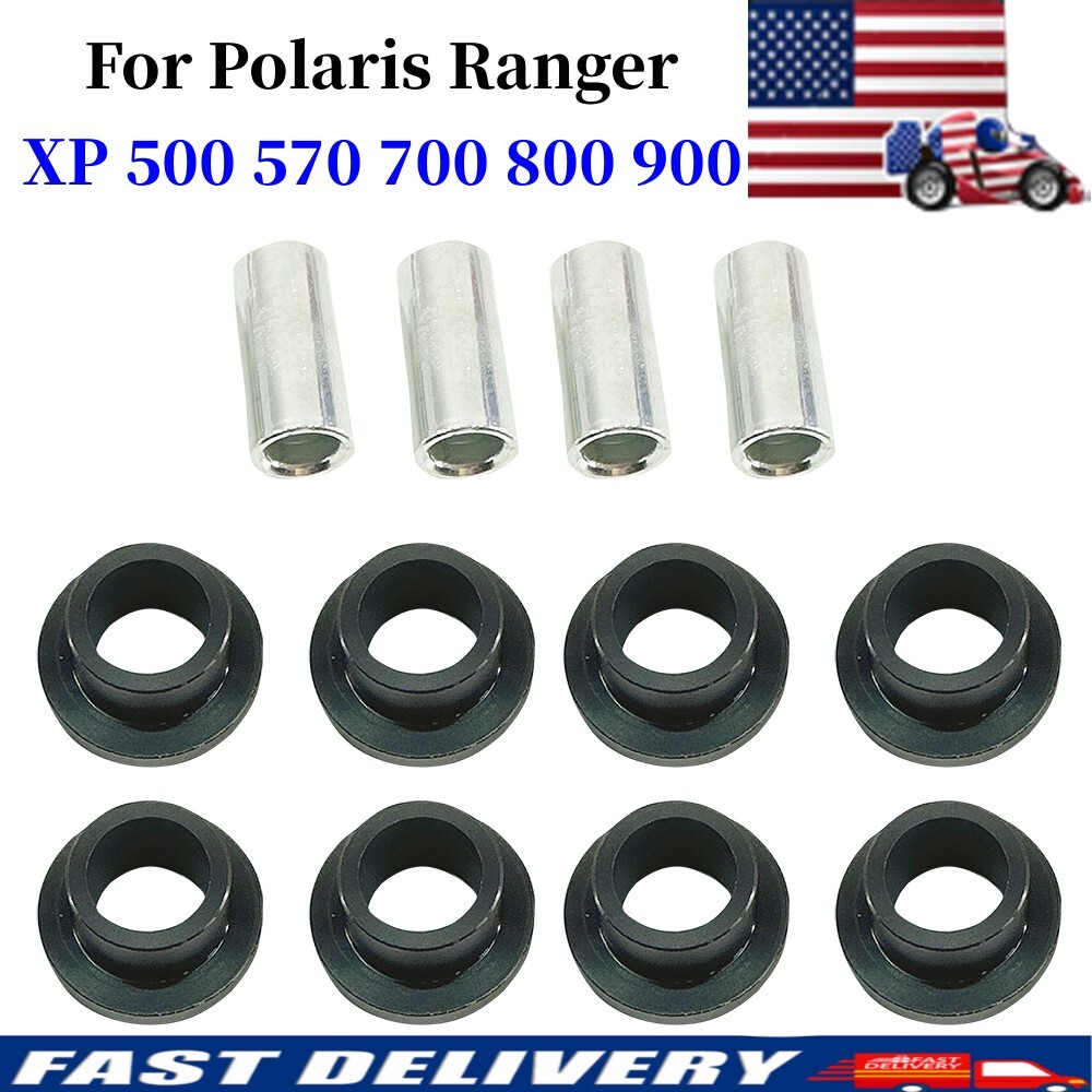 Front Rear Upper Lower Shock Bushings For Polaris Ranger XP 500 570 700 800 900