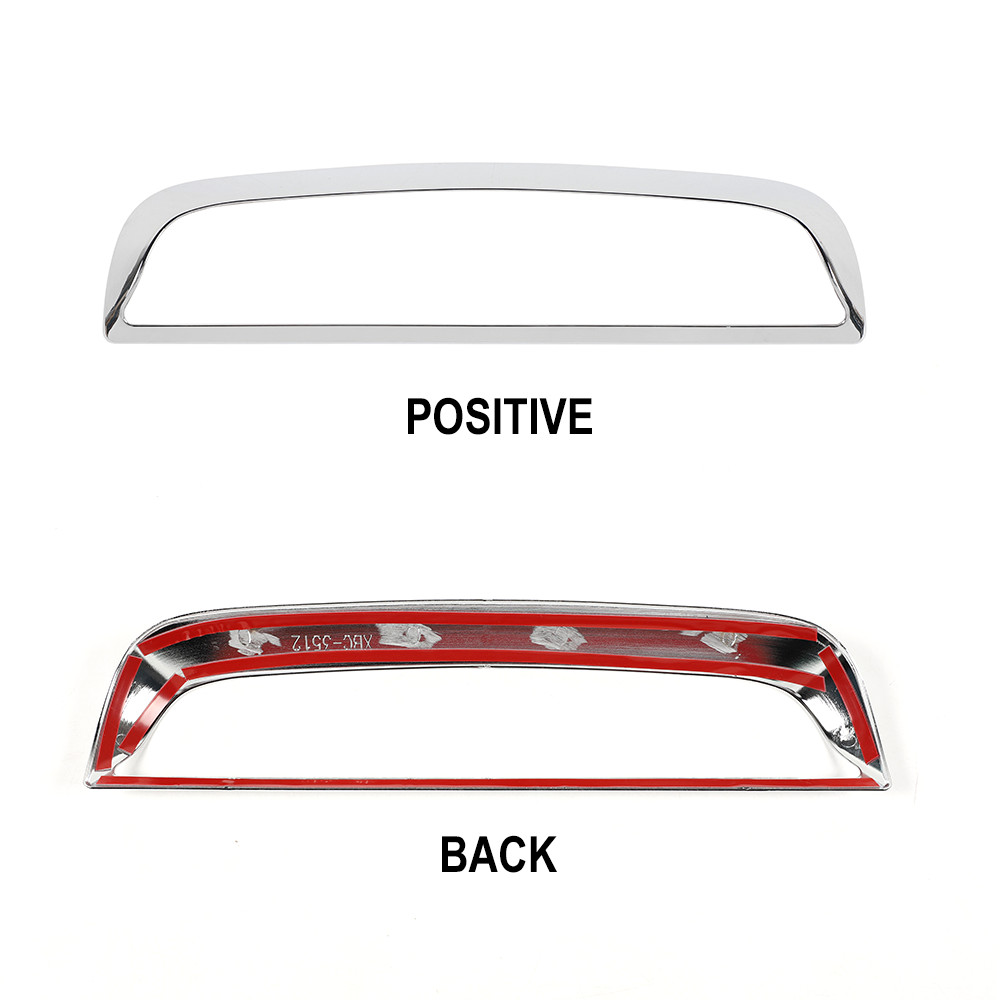 Chrome Third Brake Light Trim For 2014-18 Chevy Silverado GMC Sierra Accessories