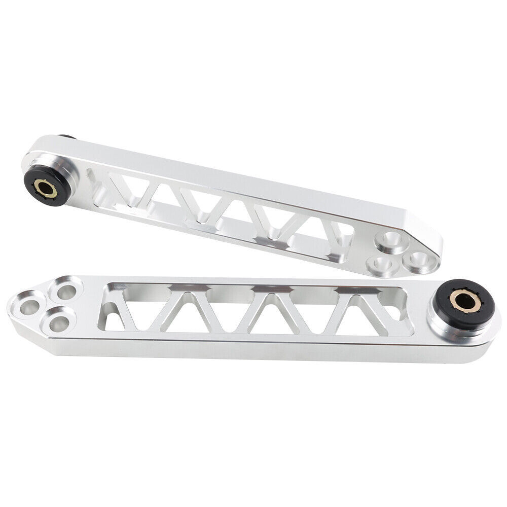 Silver Rear Lower Control Arms Subframe Brace For Honda Civic 01-05 DX ES LX EX