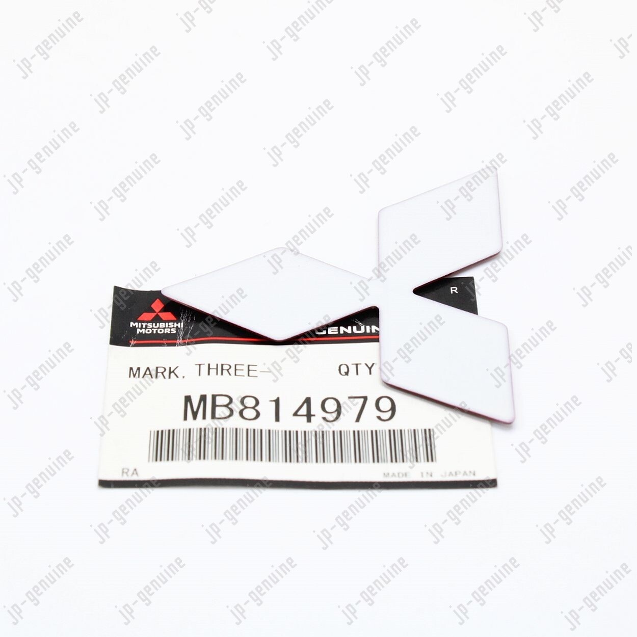 OEM Genuine MITSUBISHI Eclipse / 3000GT Three Diamond Front Red Sticker Emblem
