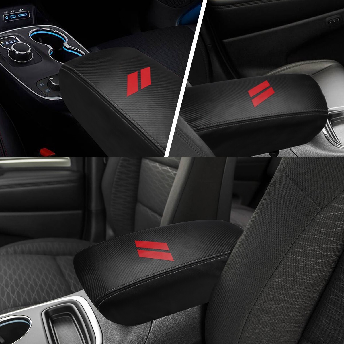 INTGET for Dodge Durango Accessories 2021 2022 2023 Center Console Armrest Cover