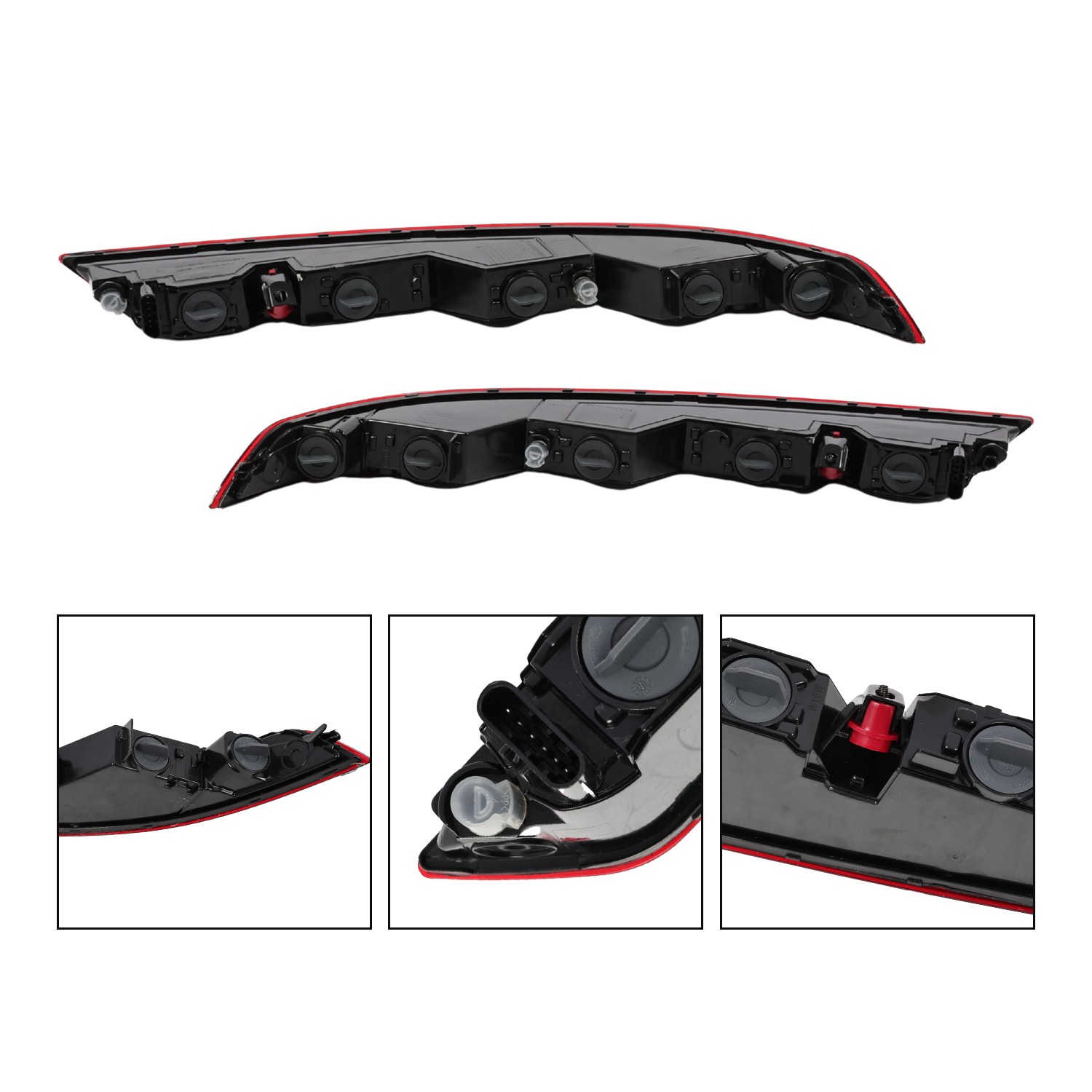 1 Pair Rear Bumper Lower Tail Light Brake Stop Lamp 80A945070A For Audi Q5 18-21