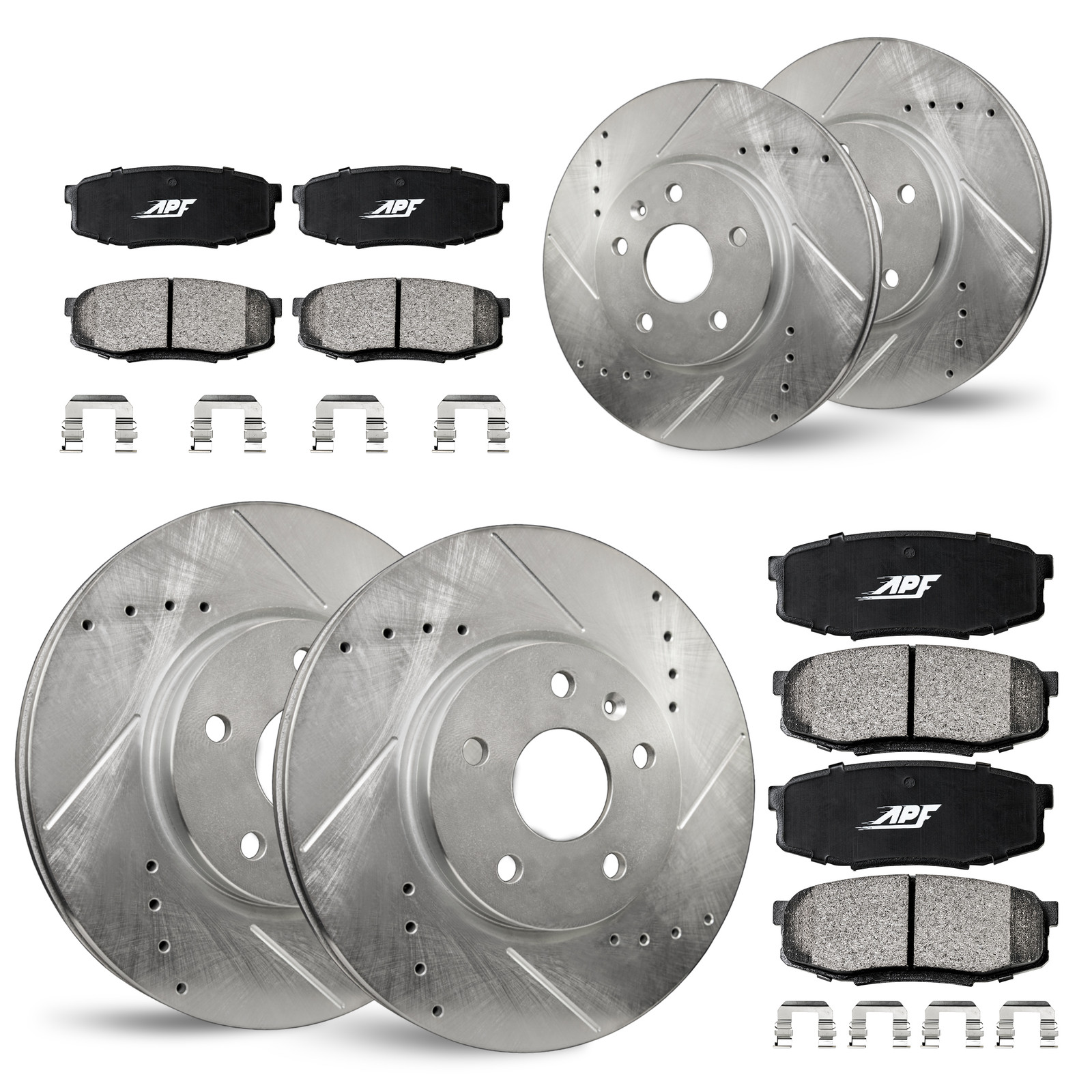 For Acura MDX 2001-2002 – Front + Rear Ceramic Brake Kit