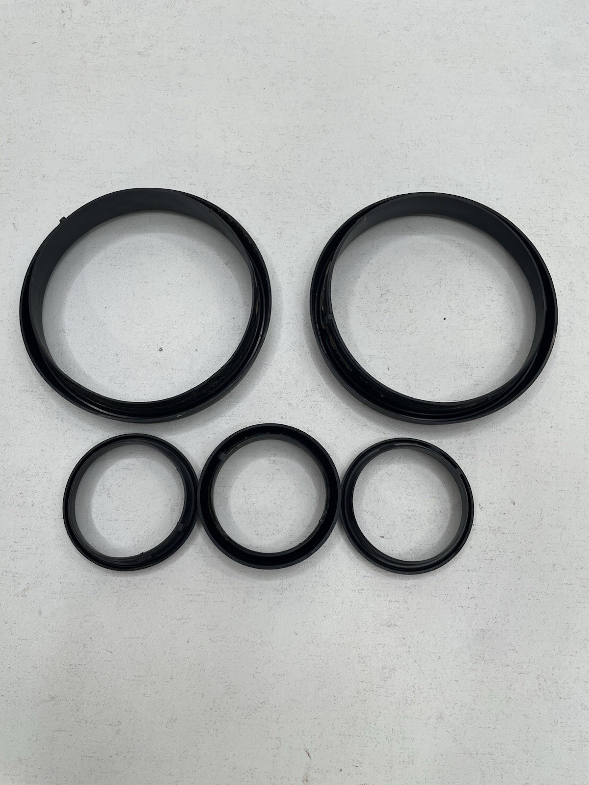 1973-1981 FIREBIRD FORMULA TRANS AM DASH BEZEL TRIM RING SET GAUGES RINGS 0012