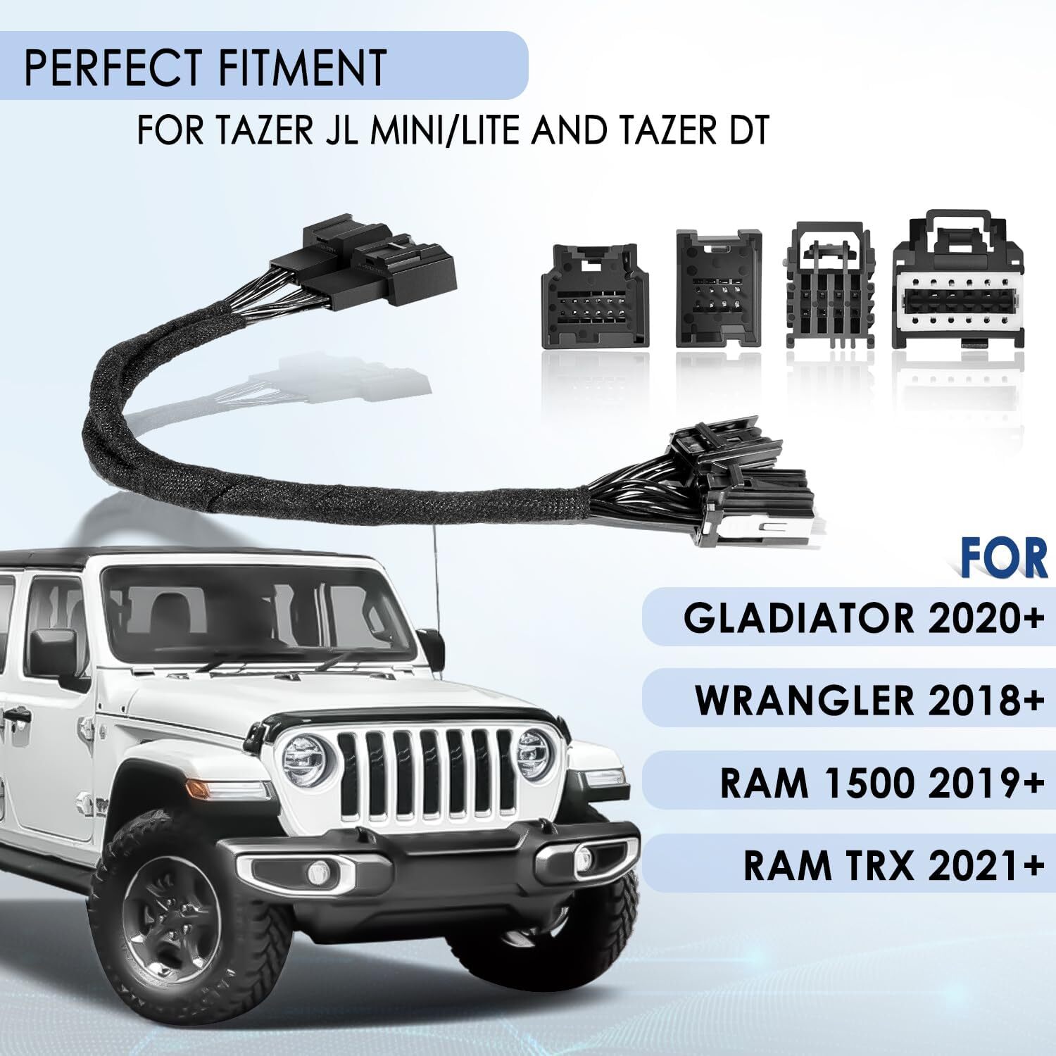 Automotive SGW Bypass Module Extention Cable for Jeep Wrangler Gladiator Ram