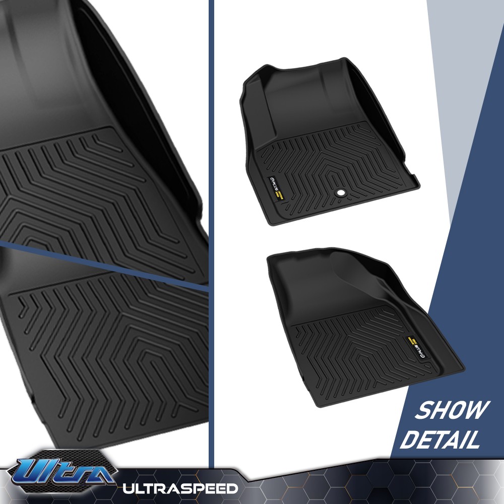TPE Floor Mats 3 Row Liner Fit For 2009-2017 Traverse Enclave Acadia All Weather
