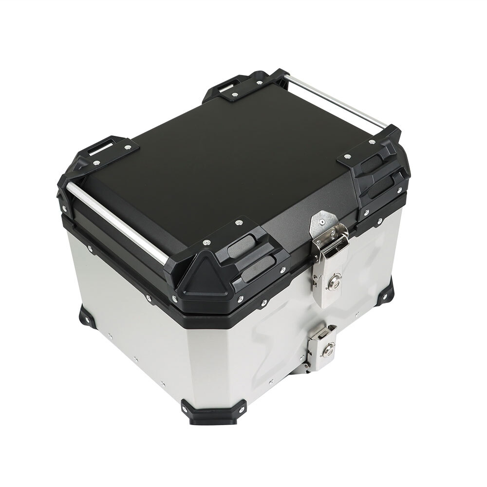 22L/45L/55L/65L Aluminum Motorcycle Trunk Tour Tail Box Luggage Storage Top Case