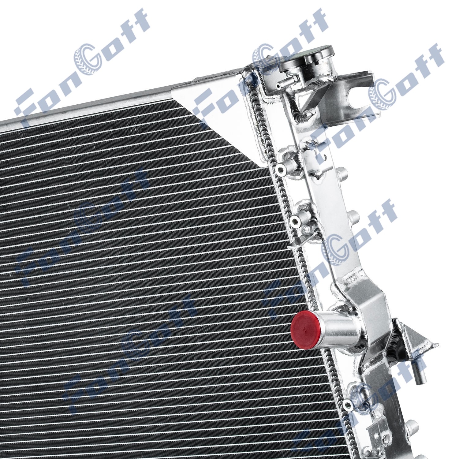 CC2957 Aluminium Radiator For 2007-2018 Jeep Wrangler JK 3.6L 3.8L V6 2017 2016
