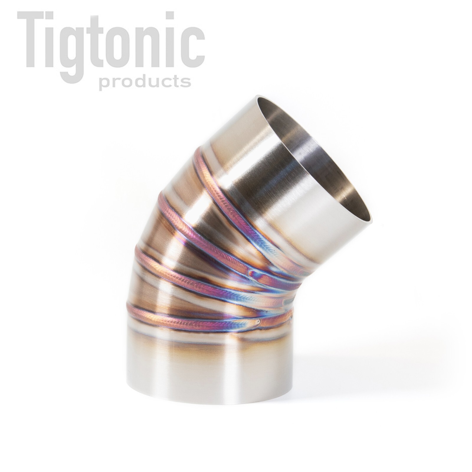 45 Degree Elbow Welded Pie Cuts 304 Stainless Steel Exhaust Pipe