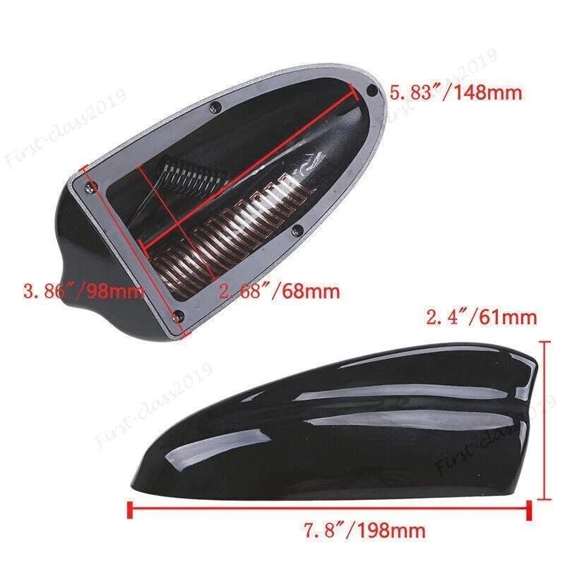 GPS Shark Fin Antenna Cover AM/FM Assy Black For Hyundai Sonata 2015 2016-2019