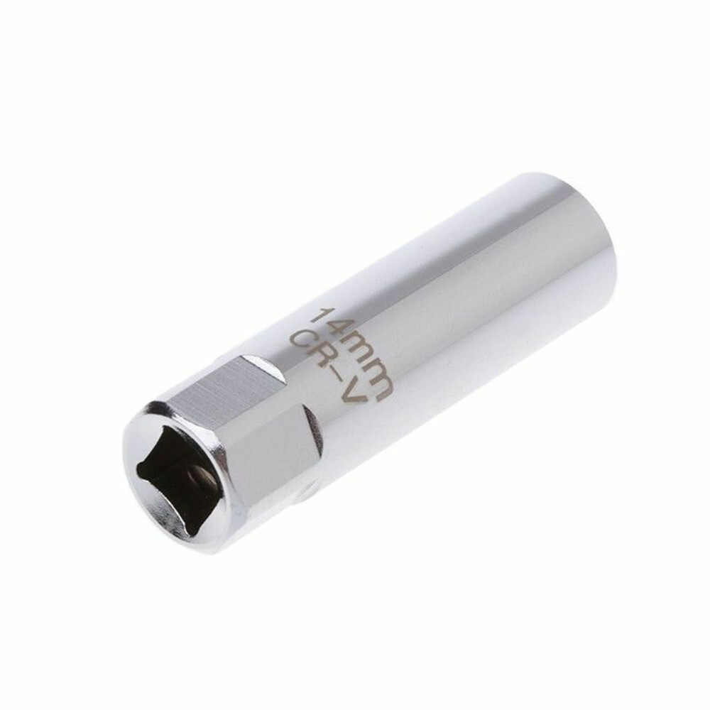 14mm 12 Point Thin walled Magnetic Spark Plug Socket 3/8″ Drive For BMW Nisan US