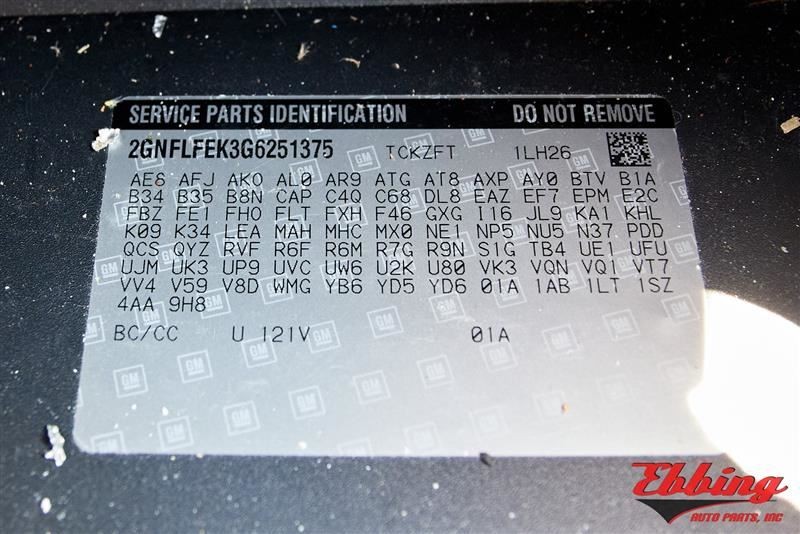 Body Control Module BCM ID: 13584695 Fits 2013-2017 Chevrolet Equinox 681425