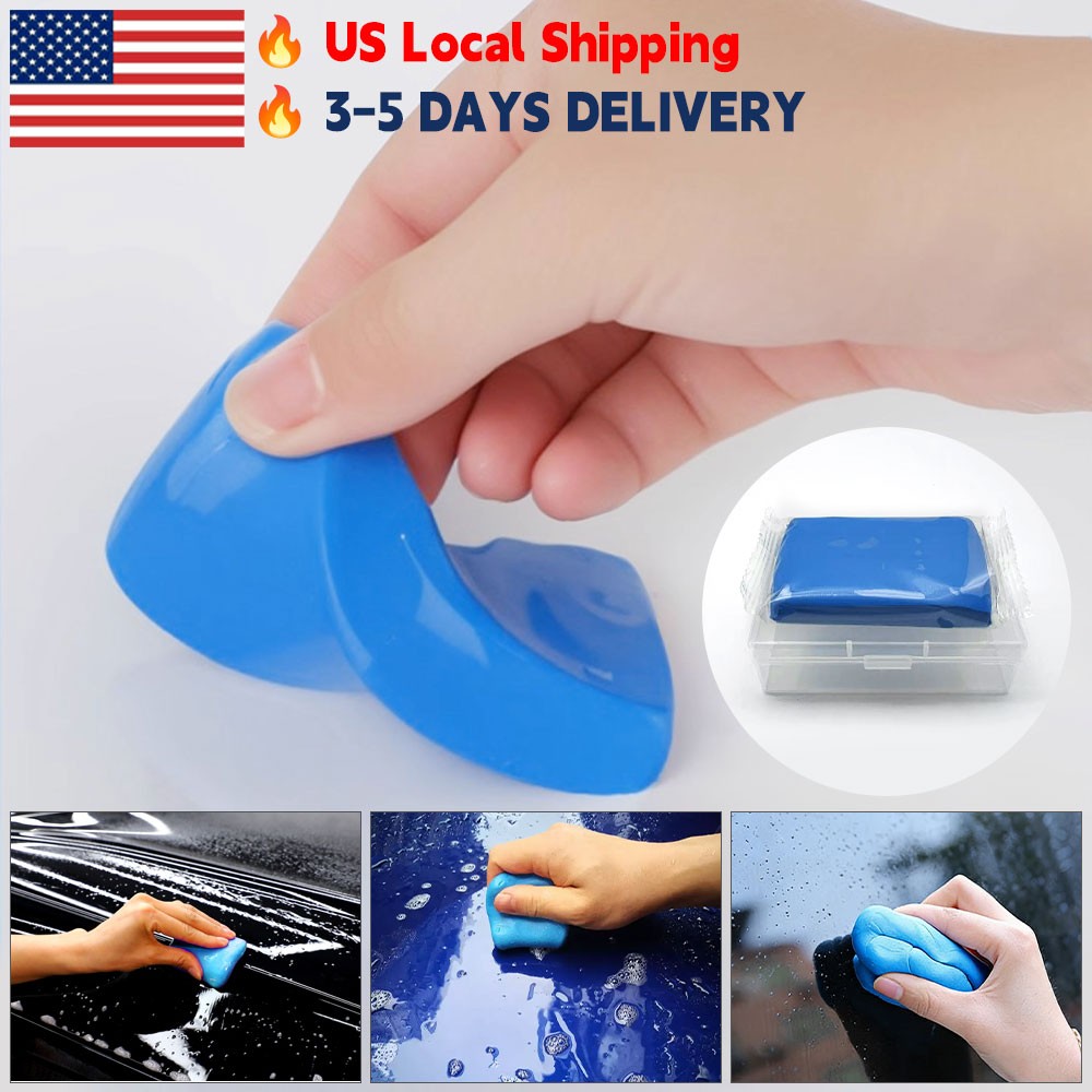 Clay Bar Detailing Auto Car Clean Wash Cleaner Sludge Mud Remove Magic Gloss